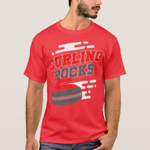 T-shirt Rocks de curling
