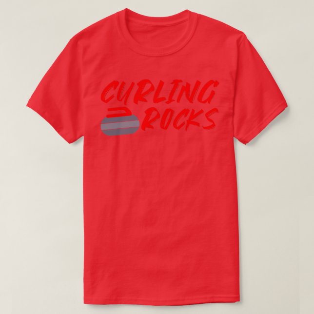 T-shirt Rocks de curling 12 (Design devant)
