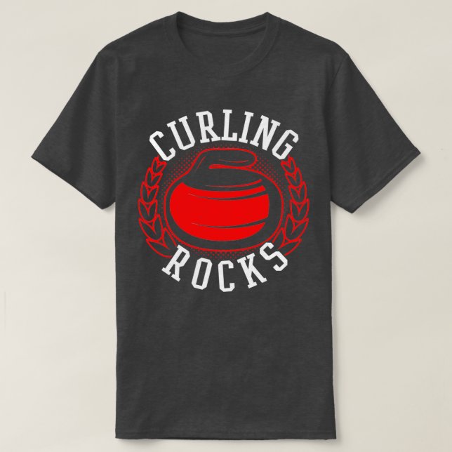 T-shirt Rocks de curling 8 (Design devant)