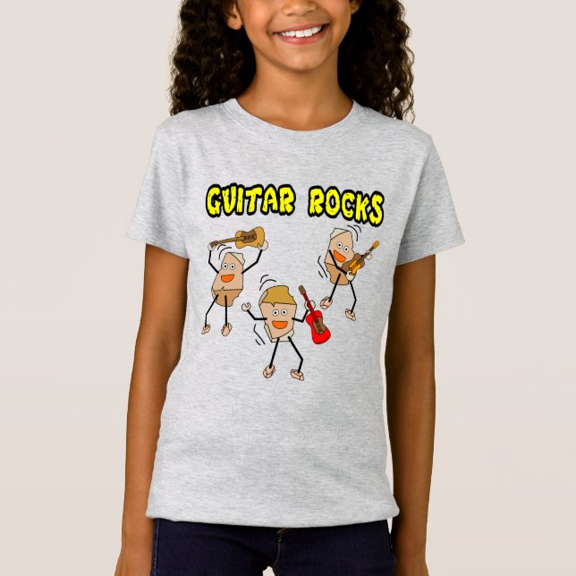 T-Shirt Rocks de guitare (Devant)