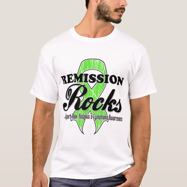 T-shirt Rocks de remise - Sensibilisation aux lymphomes no (Devant)