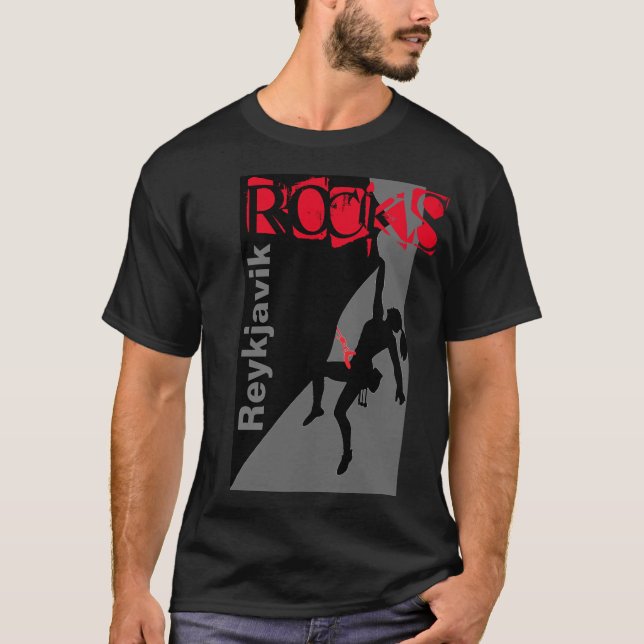 T-shirt Rocks Reykjavik (Devant)