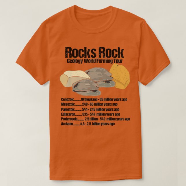 T-shirt Rocks Rock Rockhoring 2 (Design devant)