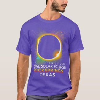 T-shirt Rocksprings Texas Totalité Total Éclipse solaire A