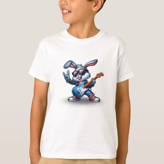 T-SHIRT ROCKSTAR BUNNY - UNLEASH THE MUSIC WITHIN!