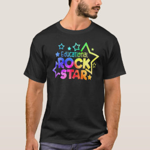 T-shirt Rockstar Éducatif Citation d'enseignant Retour à l