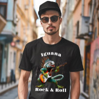 Rockstar Iguana dans une musique colorée éclate