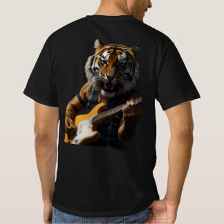 T-shirt Rockstar Tiger avec Guita électrique