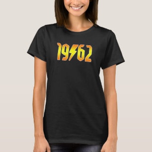 T-shirt Rockstars sont nés en 1962 Anniversaire Rock N Rol