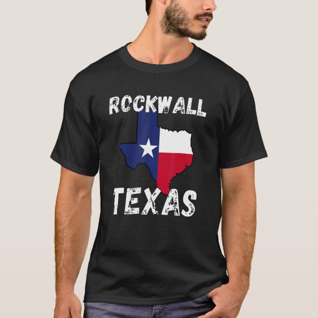 T-shirt Rockwall TX Texas Shirt Texas Cities Shirt (Devant)