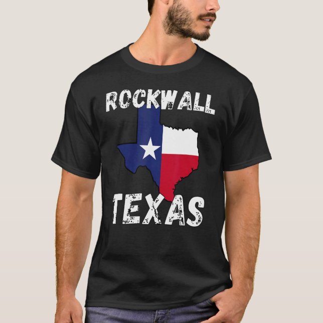T-shirt Rockwall TX Texas Shirt Texas Cities Shirt (Devant)