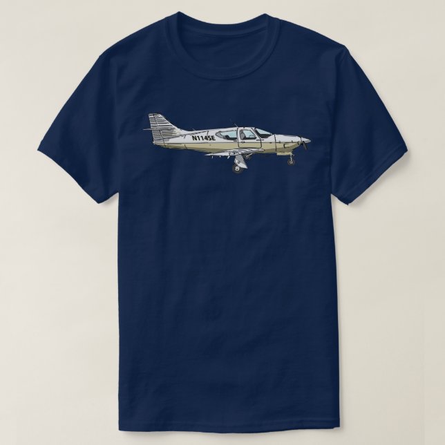 T-shirt Rockwell Commander N114SE  (Design devant)