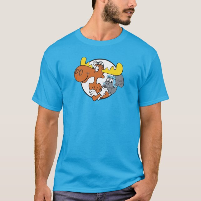 T-shirt Rocky & Bullwinkle (Devant)