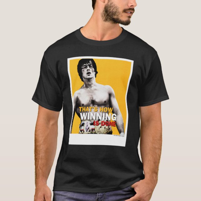 T-shirt Rocky Comment la victoire se fait (Devant)