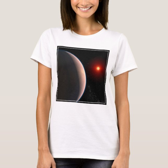 T-shirt Rocky Exoplanet Gj 486 B Orbitant Une Étoile Naine (Devant)