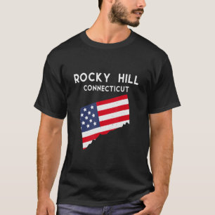 T-shirt Rocky Hill Connecticut USA State America Travel Co