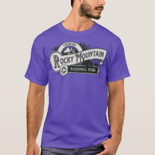 T-shirt Rocky Mountain Colorado Parc national Outrs Backpa