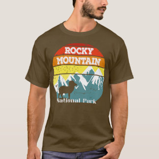 T-shirt Rocky Mountain Colorado US National Park Big Horn