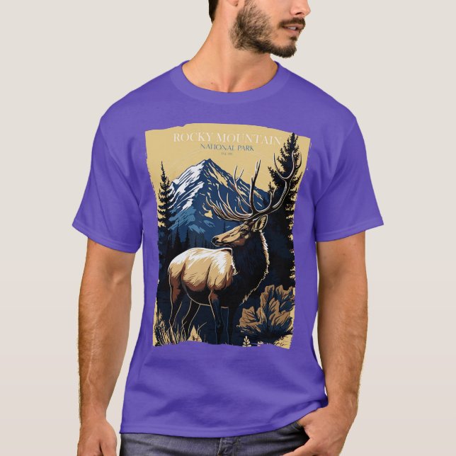 T-shirt Rocky Mountain National Park 3 (Devant)