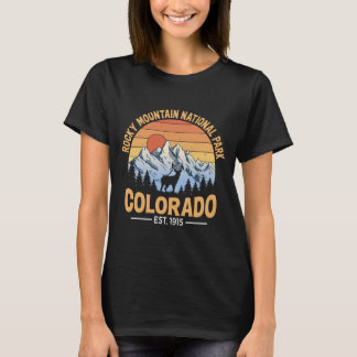 T-shirt Rocky Mountain National Park pour femmes