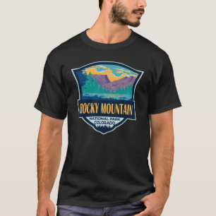 T-shirt Rocky Mountain National Park Teton Range Travel