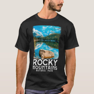 T-shirt Rocky Mountains National Park Rockies Tourist