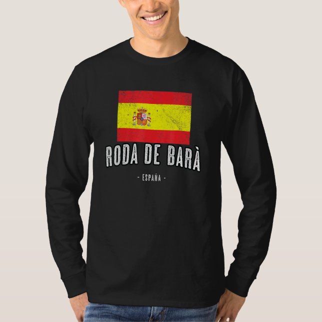 T-shirt Roda de Bar Espagne ES Drapeau Ville - Bandera Rop (Devant)