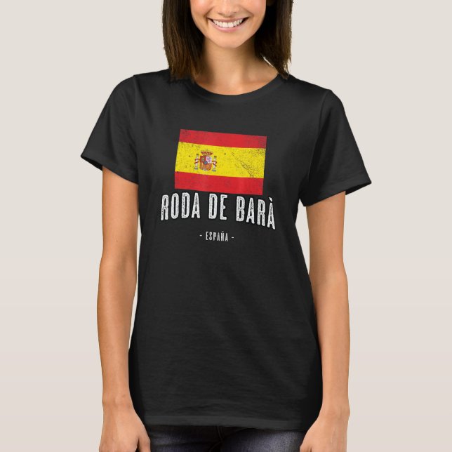 T-shirt Roda de Bar Espagne ES Drapeau Ville - Bandera Rop (Devant)