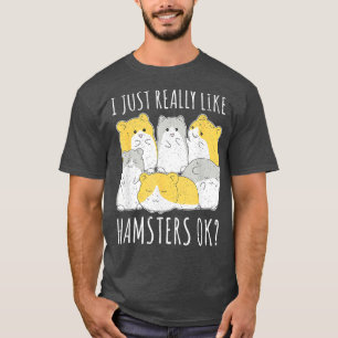 T-shirt Rodent Amoureux des animaux Hamster Propriétaire d