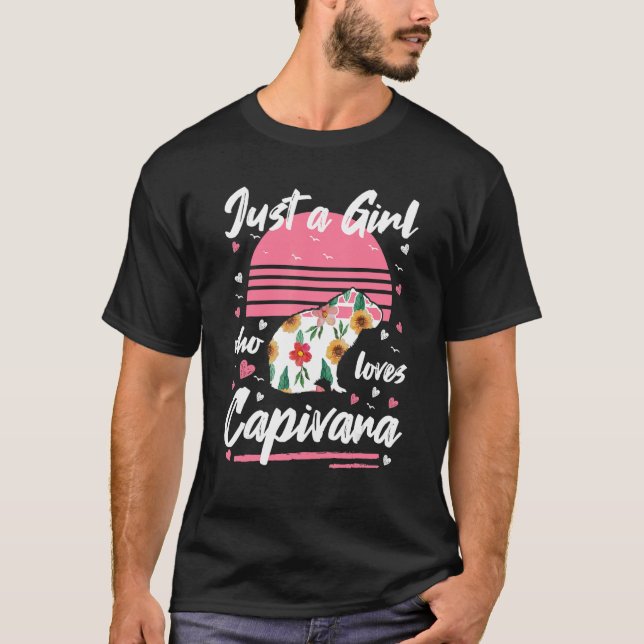 T-shirt Rodent Géant Capybara Pour Capivara 8 (Devant)