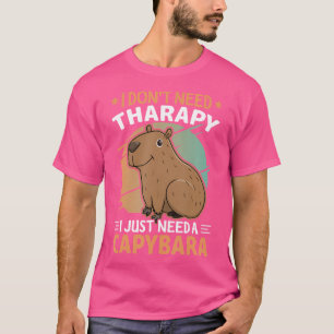 T-shirt Rodent Lover Je N'Ai Pas Besoin De Thérapie J'Ai J