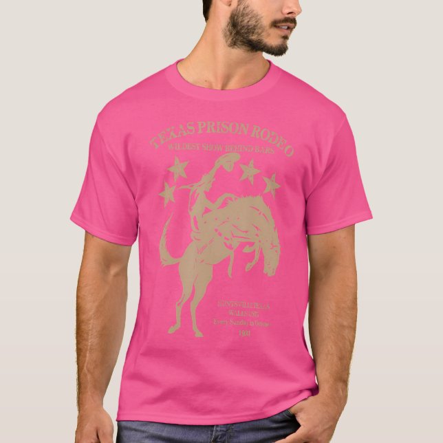 T-shirt Rodéo 1931 de la prison du Texas (Devant)