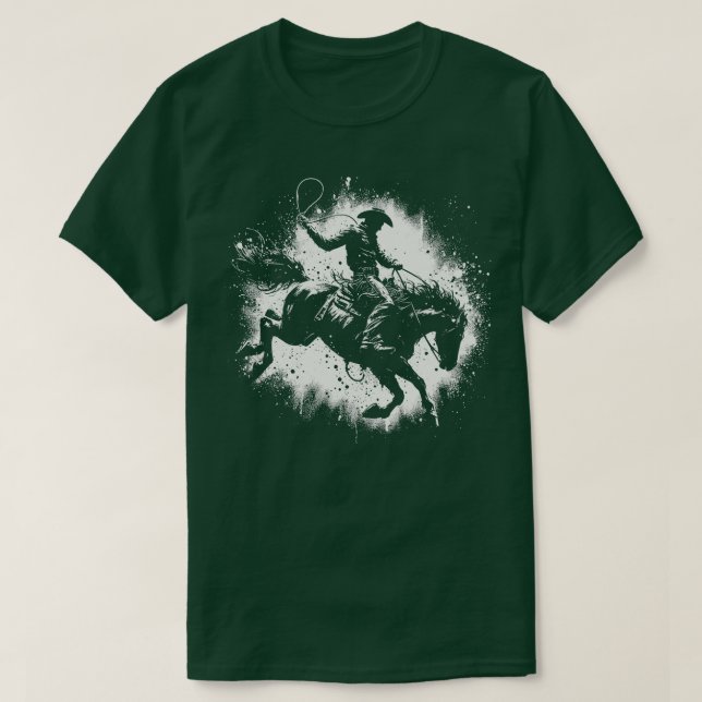 T-shirt Rodeo Cowboy Rider (Design devant)