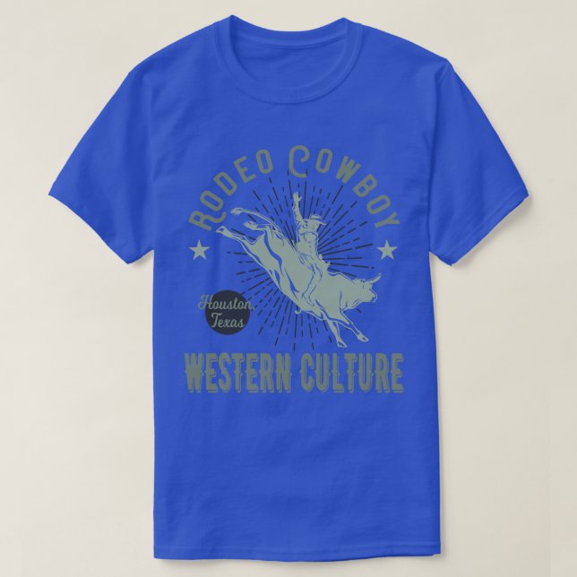 T-shirt Rodeo Cowboy Style occidental (Design devant)