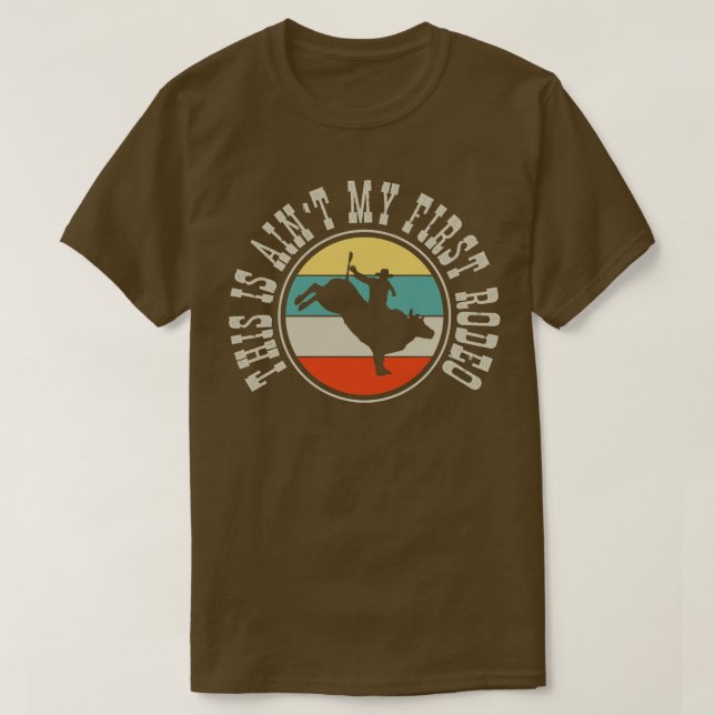 T-shirt Rodeo Cowboy Vintage (Design devant)