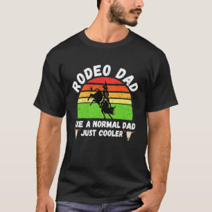 T-shirt Rodeo Dad Western Pays Vintage Bull père
