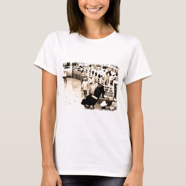 T-shirt Rodéo de cowboy (Devant)
