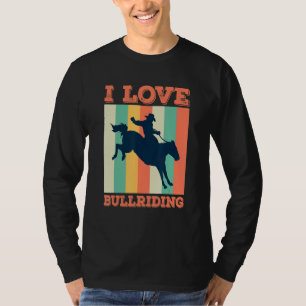 T-shirt Rodéo Equestre Bull équitation Cheval cavalier