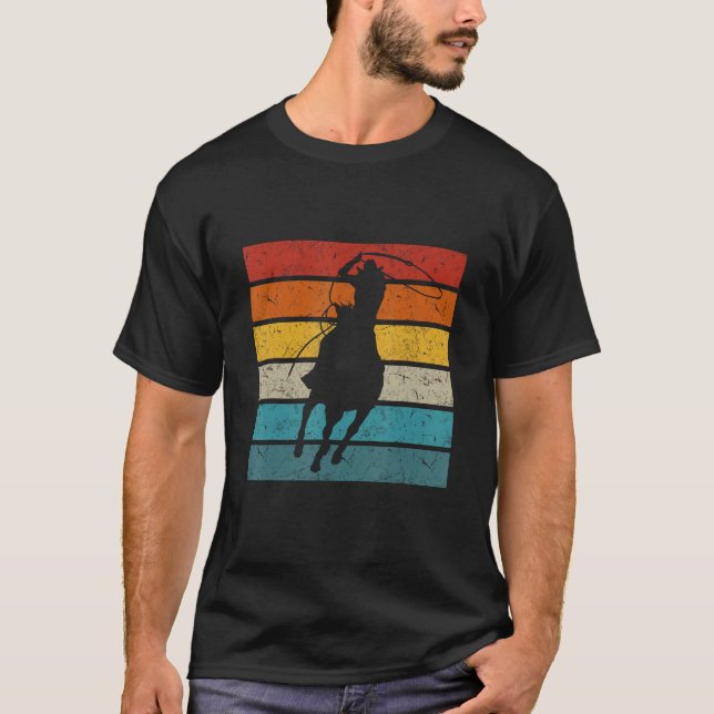 T-shirt Rodeo Horse équitation fille (Devant)
