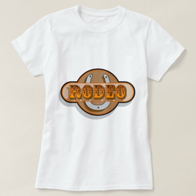 T-shirt Rodeo Horseshoe (Design devant)