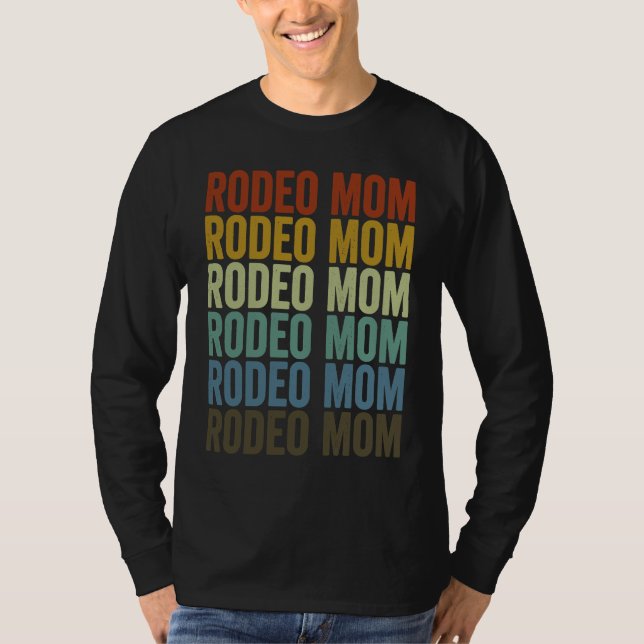 T-shirt Rodeo Mom Rodeo Western Country Bull Rider Rodeo M (Devant)