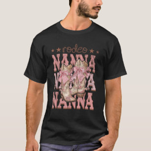 T-shirt Rodeo Nanna Bottes roses Coquette Vache fille Anni