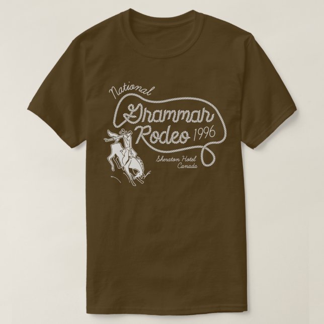 T-shirt Rodéo national de grammaire (Design devant)