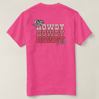T-shirt Rodéo personnalisé Cowgirl western casquette Howdy