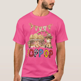 T-shirt Rodeo Poppop Western Cowboy Anniversaire Famille M