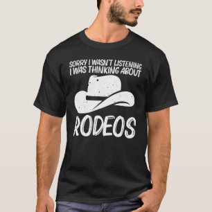 T-shirt Rodéo pour hommes femmes rodéo sport équestre chev