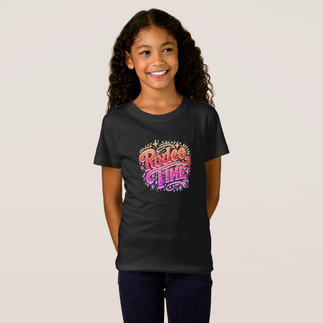 T-Shirt Rodeo Time Western (Devant entier)