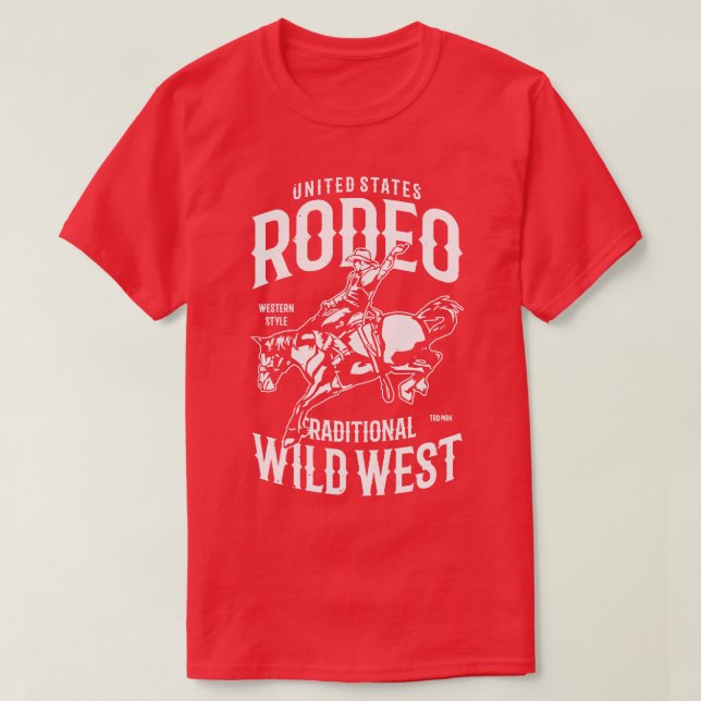 T-shirt Rodeo Wild West (Design devant)
