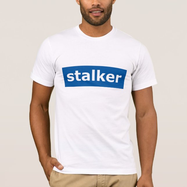 T-shirt Rôdeur de Facebook (Devant)