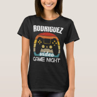 Rodriguez Famille Vidéo Jeu Nuit